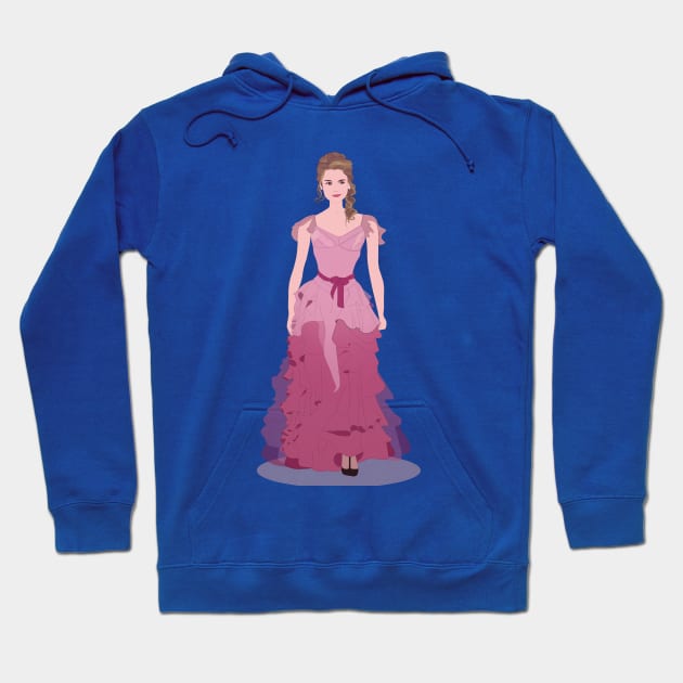 Ball Dress Girl Hoodie by Le petit fennec